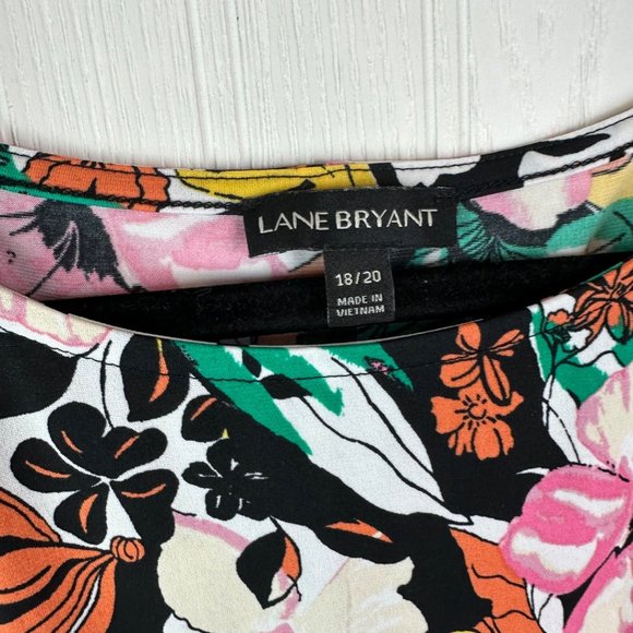 Lane Bryant Blouse Floral‎ Print Size 18/20 - Picture 2 of 5